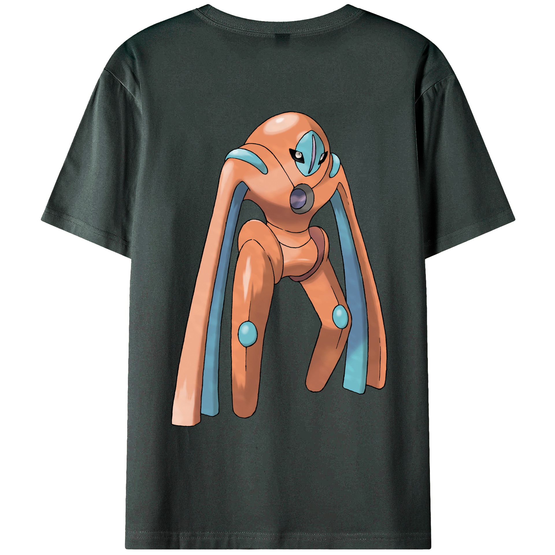 （画像用） ポケットモンスター Pokémon 綿100％ メンズ半袖Tシャツ（バックプリント） 通気性